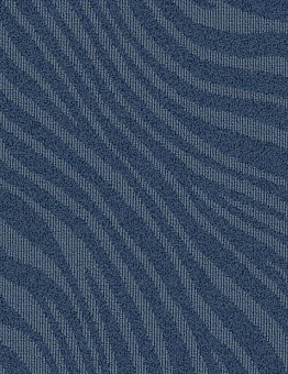 Синий ковролин XL. Impressions Waves